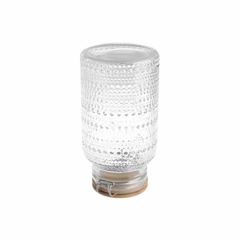 Pote Hermético Com Tampa De Bambu Havan Casa 1,2 Litros - Texturizado 