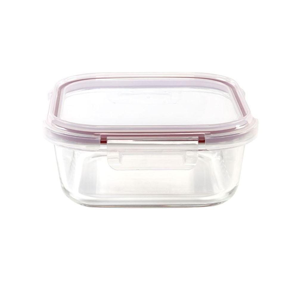 Pote Hermético Quadrado Havan Casa 1,2 Litros - Vidro Transparente 