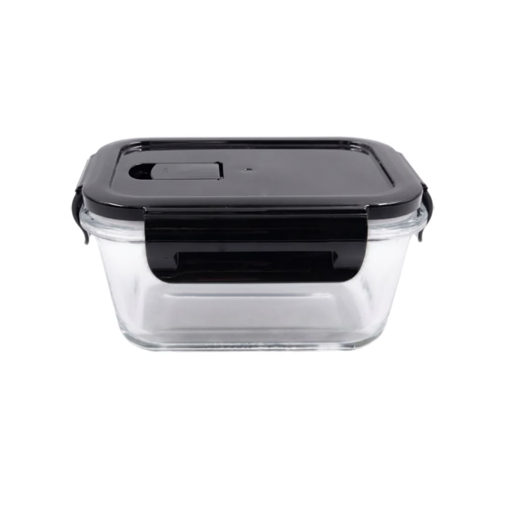 Pote Hermético Retangular com Tampa Havan Casa 1,36 Litros - Vidro