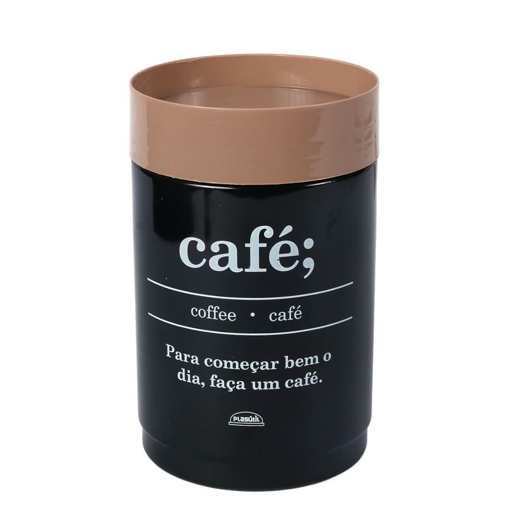 Pote Plug para Café 1,15 Litros Plasútil Preto
