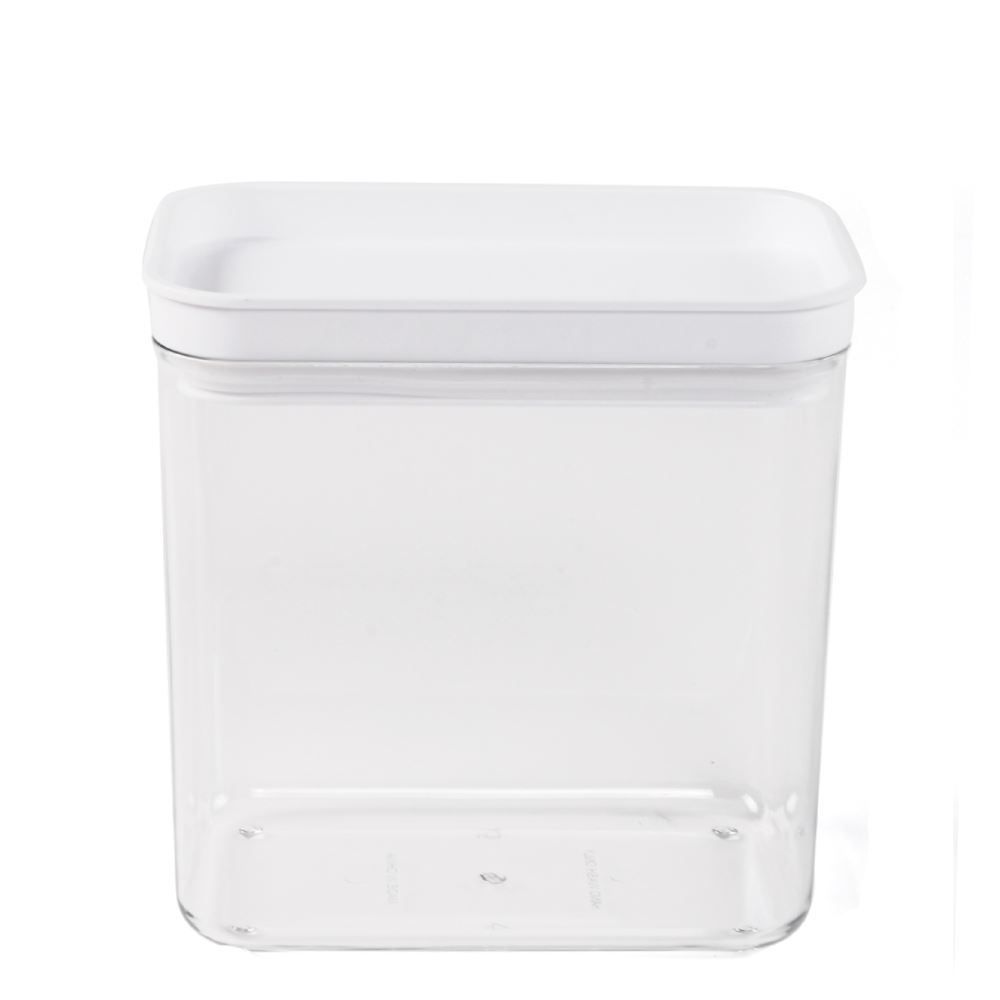 Pote Retangular Hermético Havan Casa 1,97 Litros - Transparente e Branco