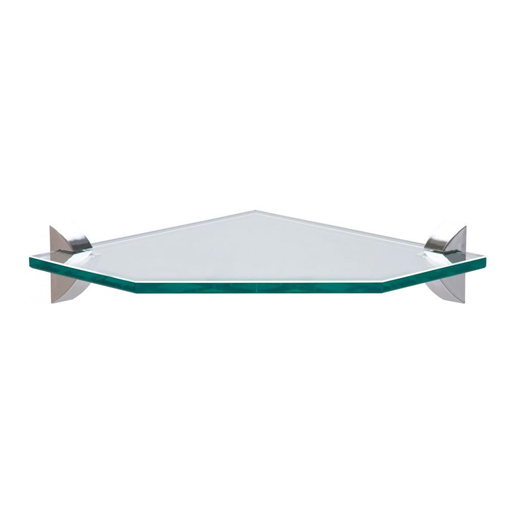 Prateleira De Canto Quadra 25X25cm Glass Tramontina - 91221/025