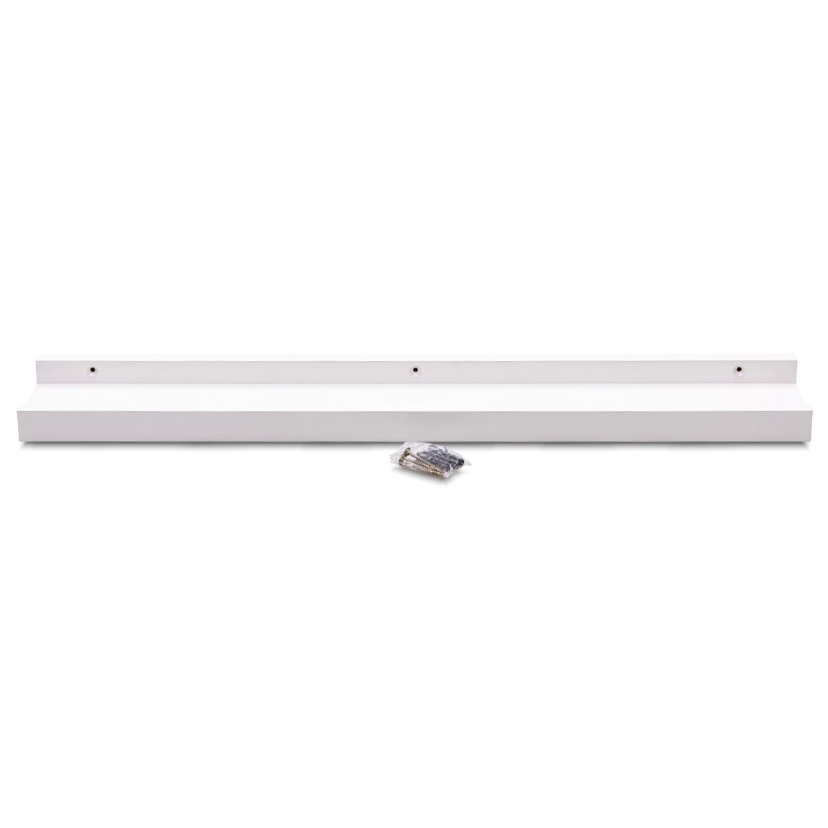Prateleira Para Quadros 60Cm Madeira Mdf Ferbatke - Branco