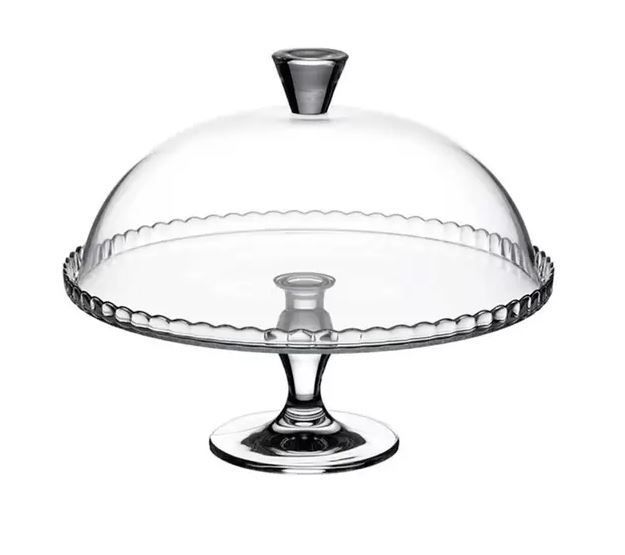 Prato De Bolo Com Tampa De Vidro 32 Cm - Havan Casa
