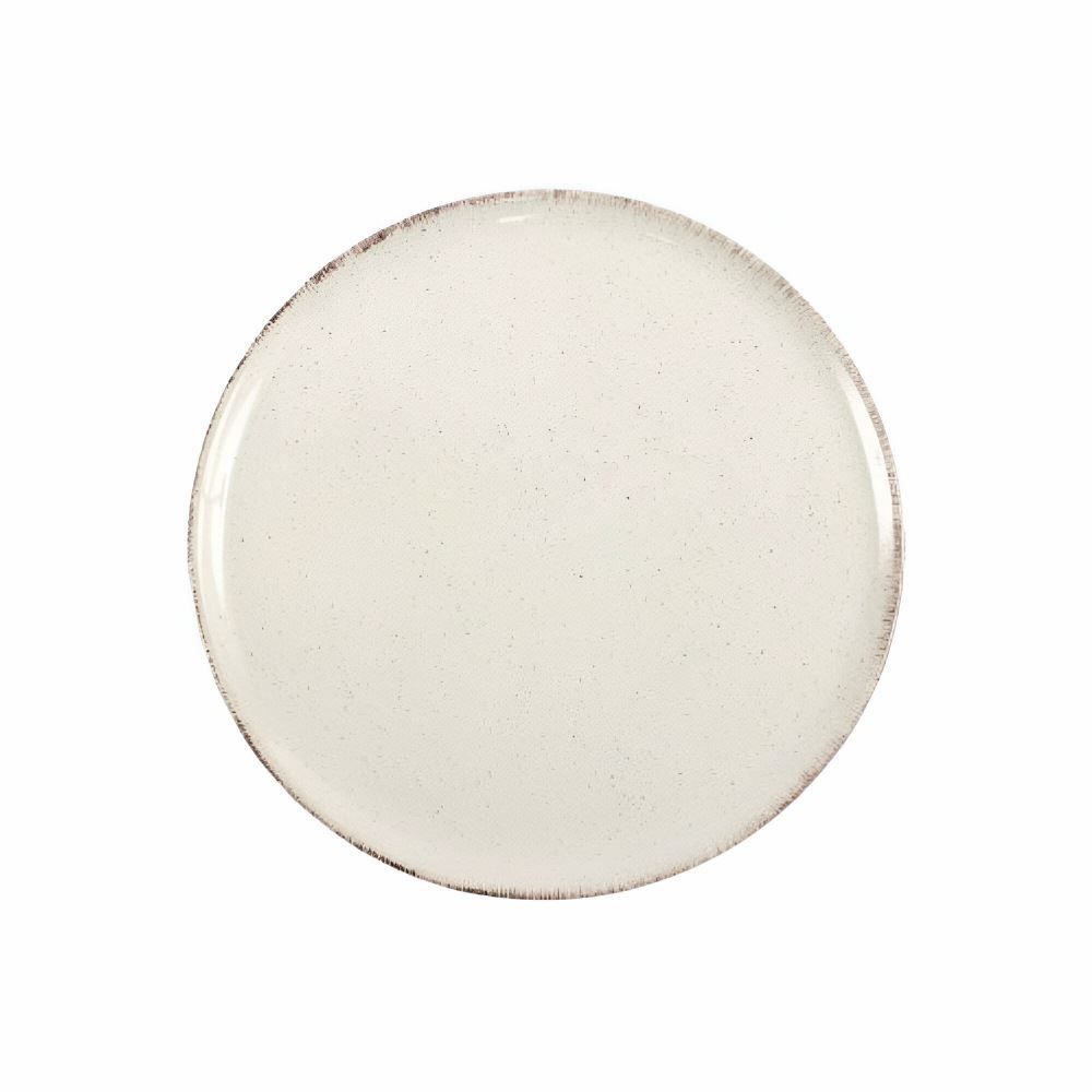 Prato De Sobremesa Naturalle Off White Havan Casa 21Cm - Cerâmica
