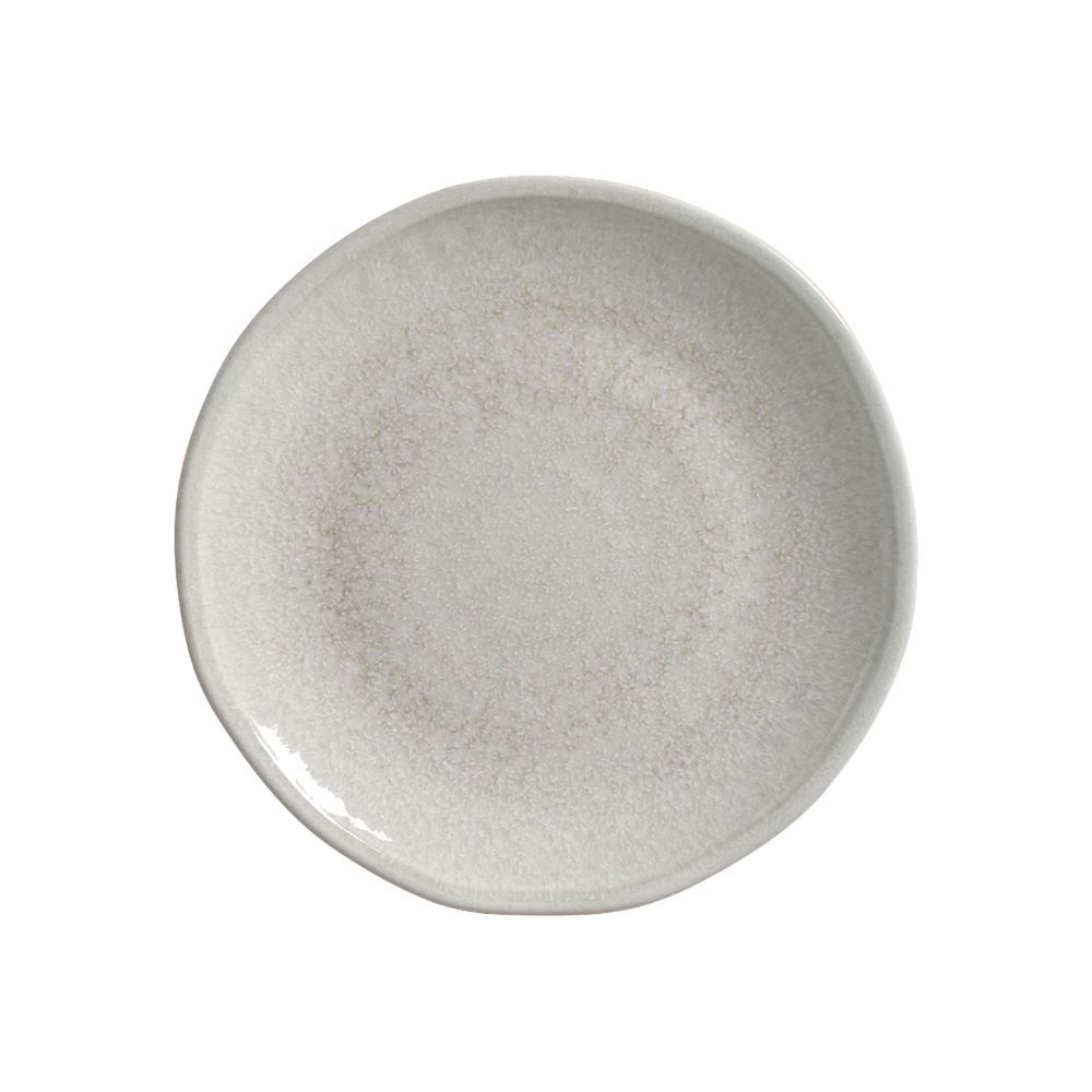 Prato de Sobremesa Stoneware Areia 18,5Cm Porto Brasil - Daily
