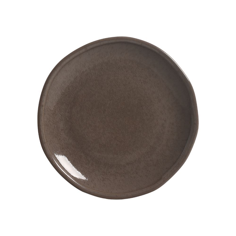 Prato de Sobremesa Stoneware Terra 18,5Cm Porto Brasil - Daily