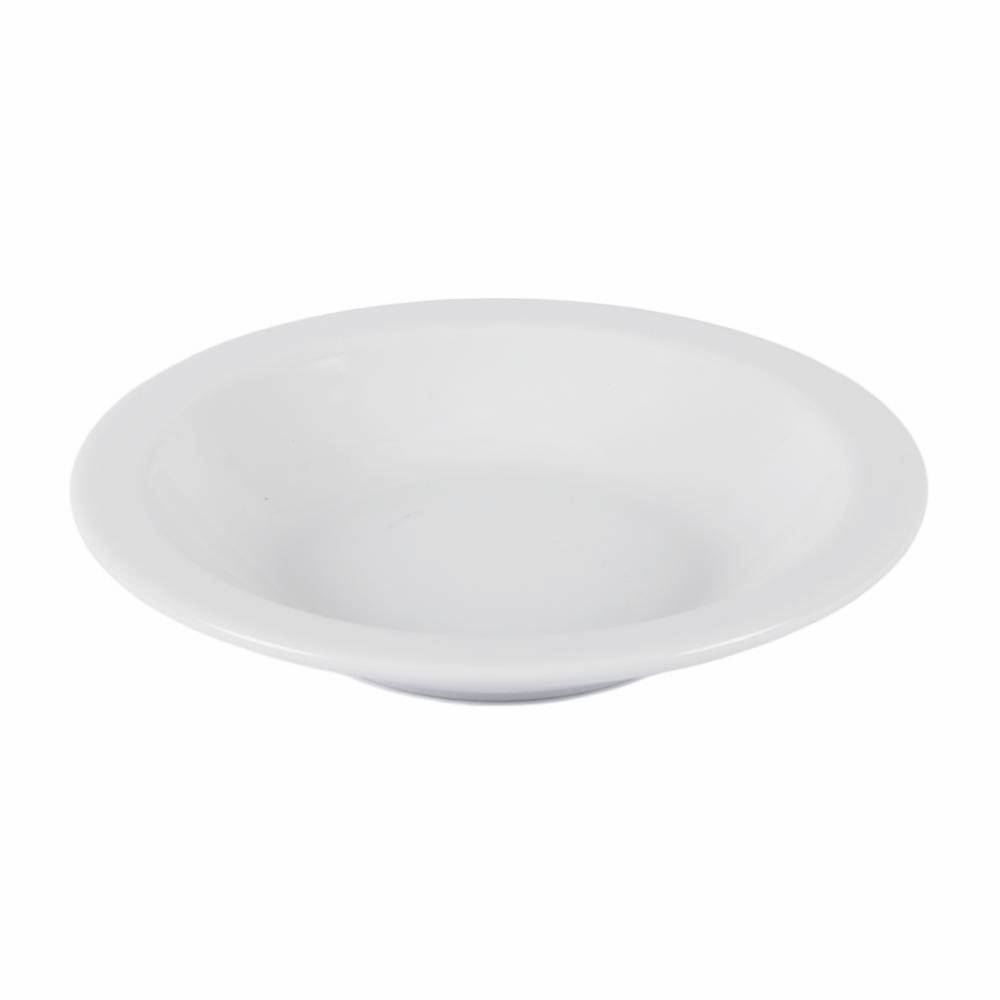Prato Fundo de Porcelana Laura Tramontina 22Cm - Branco