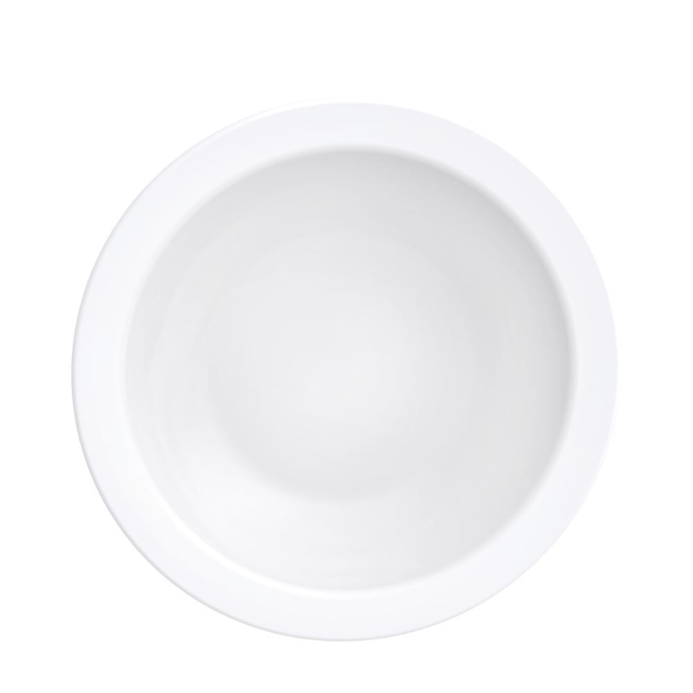Prato Fundo Porcelana Paola Tramontina 22Cm - Branco