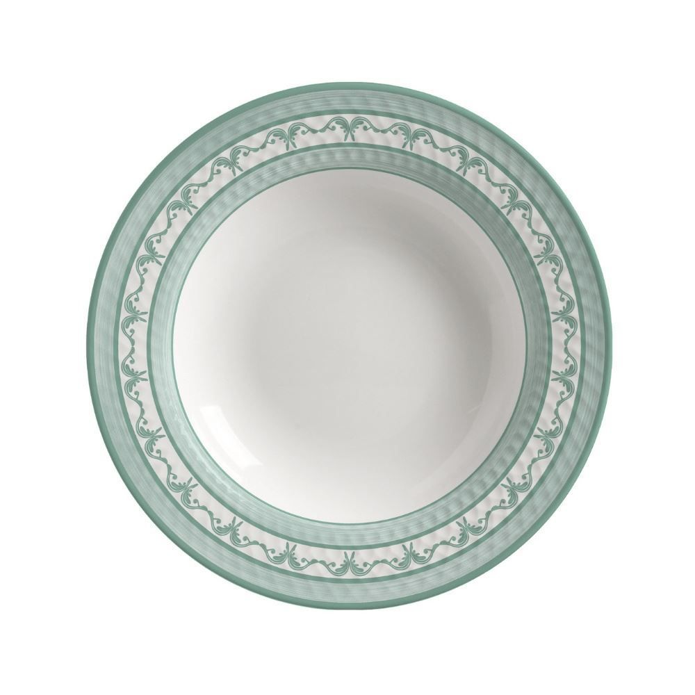Prato Fundo Relevo Charlote 25Cm Alleanza  - CHARLOTE