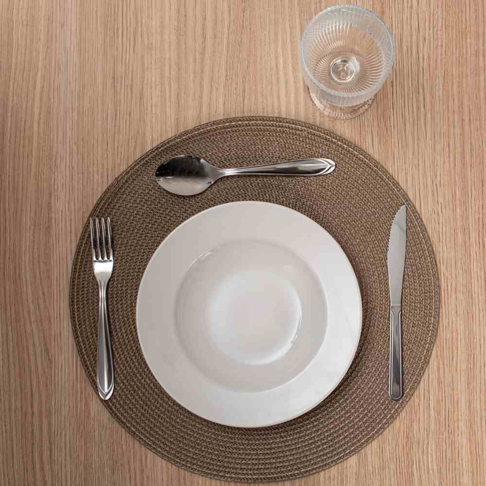 Prato Fundo Maria Augusta Tramontina De Porcelana 23Cm - Porcelana Branca