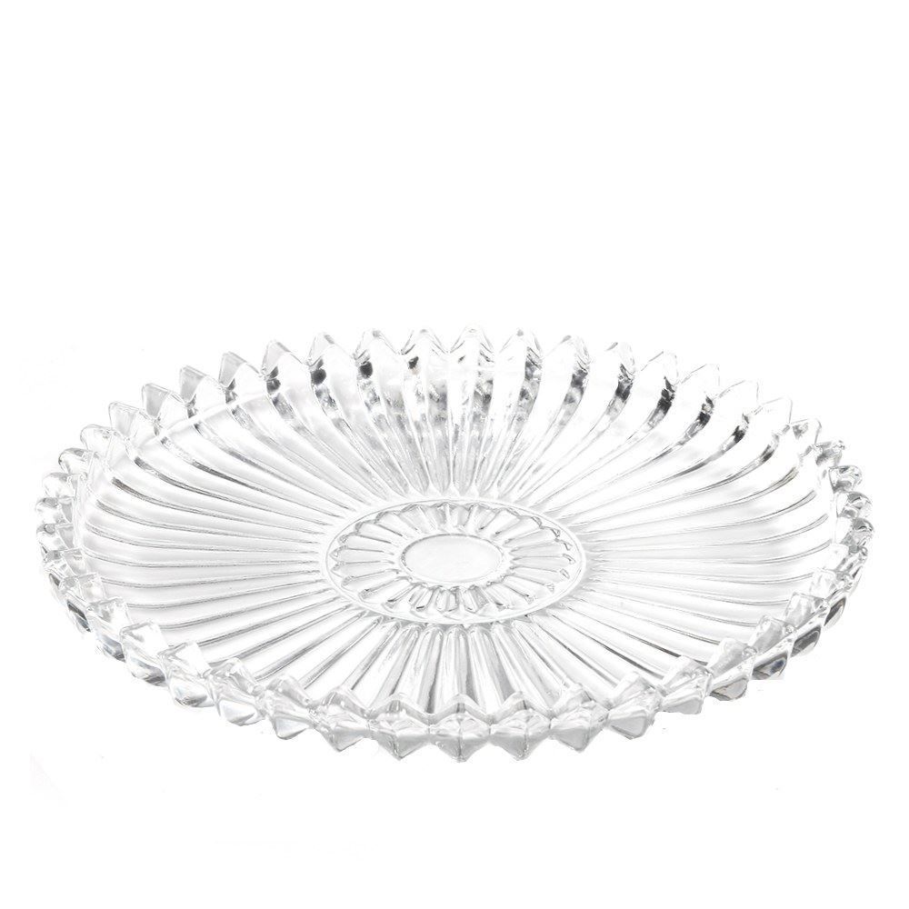 Prato Para Bolo Brazilia L'hemitage 29Cm - Vidro
