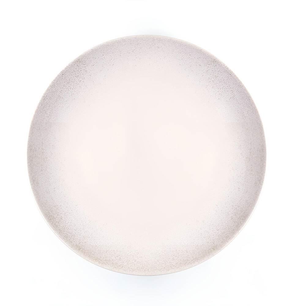 Prato Raso Ivy Bege Havan Casa 27Cm - Cerâmica
