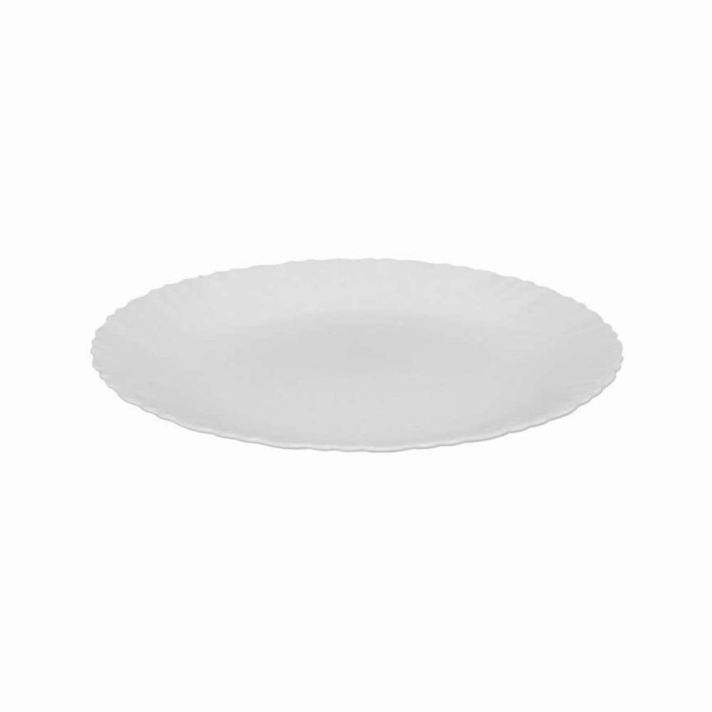 Prato Raso Opaline Versus Hauskraft 25,5 Cm - Branco