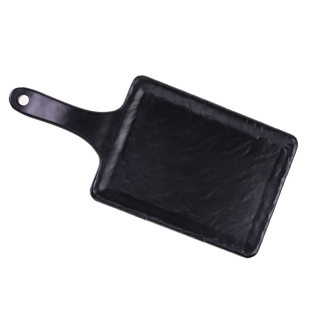 Prato Retangular Com Cabo Havan Casa 17,4Cm - Preto