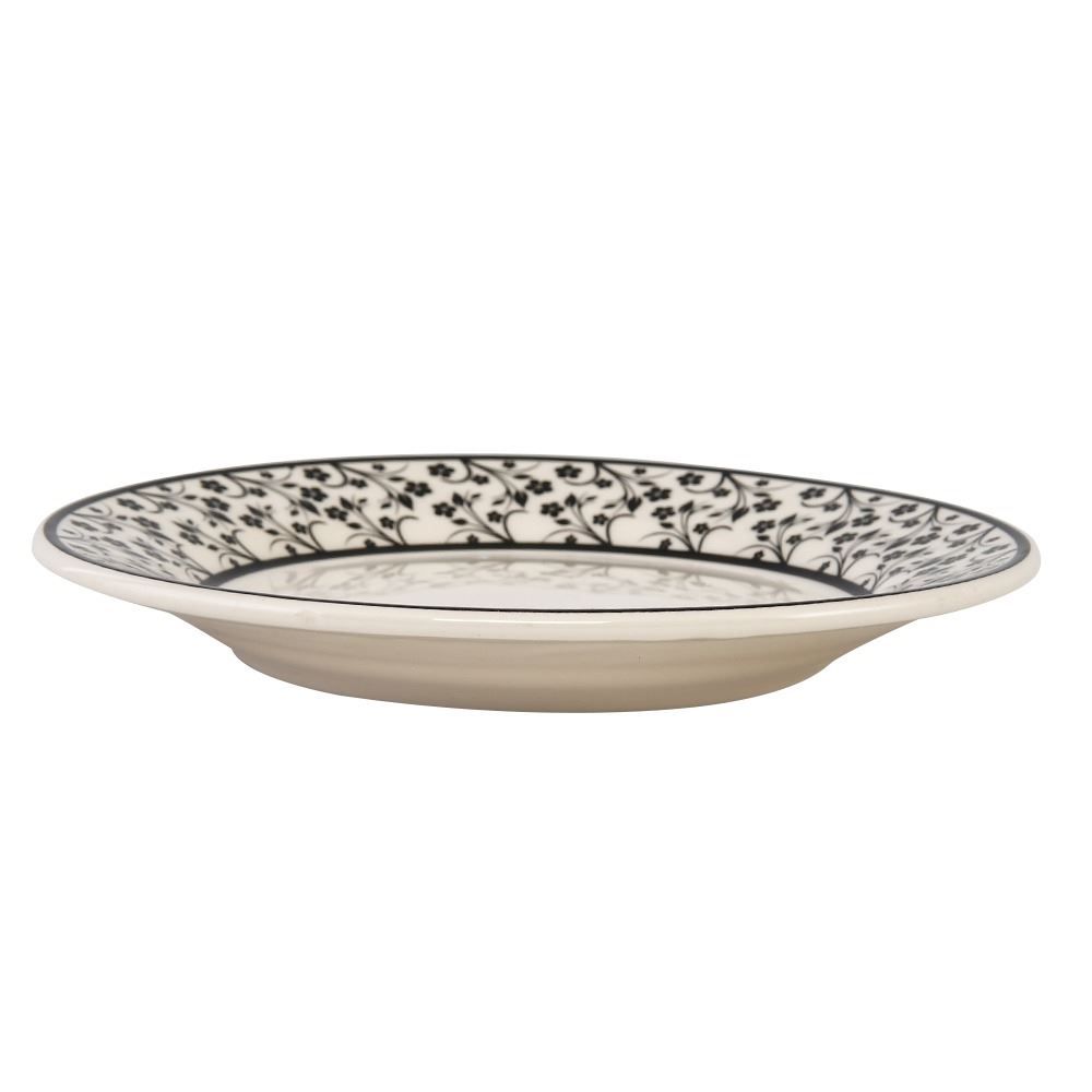 Prato De Sobremesa New Arabesco Biona By Havan Casa 18Cm - Cerâmica