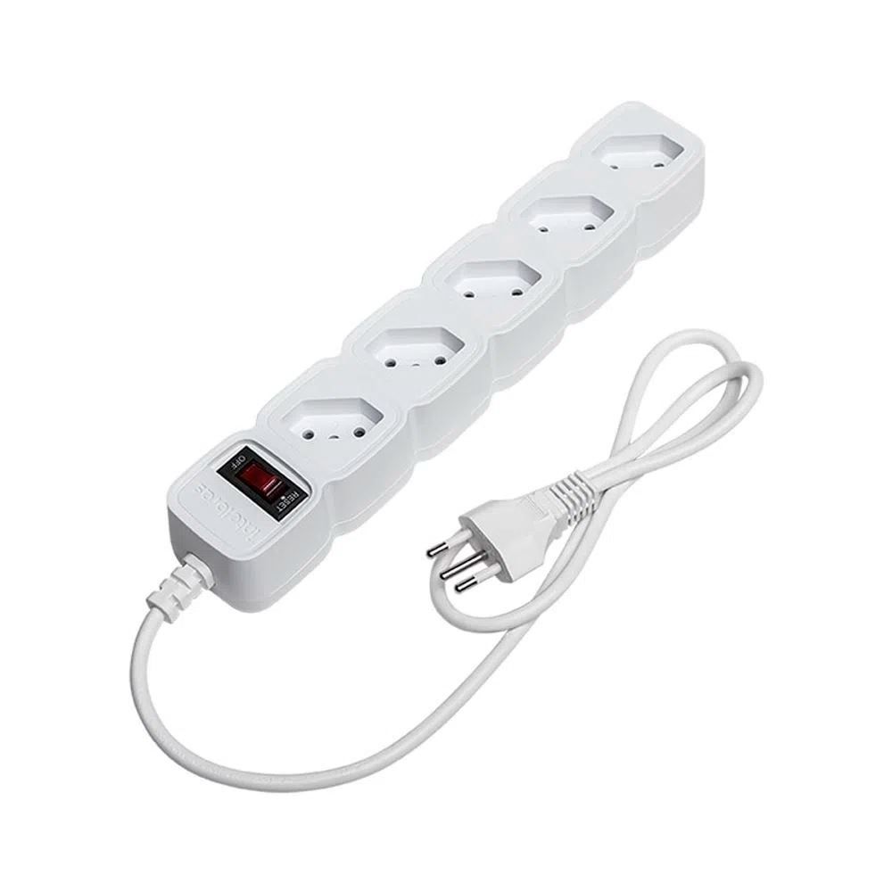Protetor Eletrônico Com 5 Tomadas Intelbras Epe 205 - Branco
