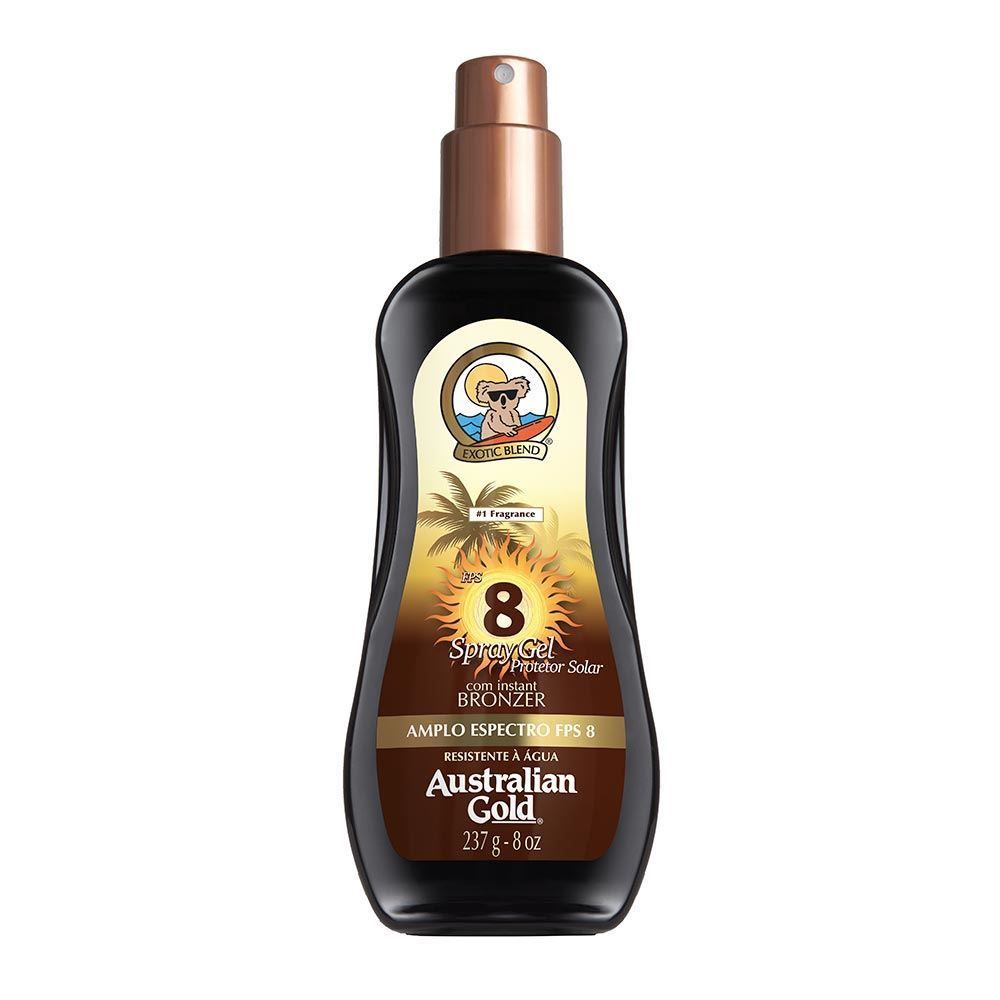 Protetor Solar Spray Gel Fps8 Australian Gold - 237ml