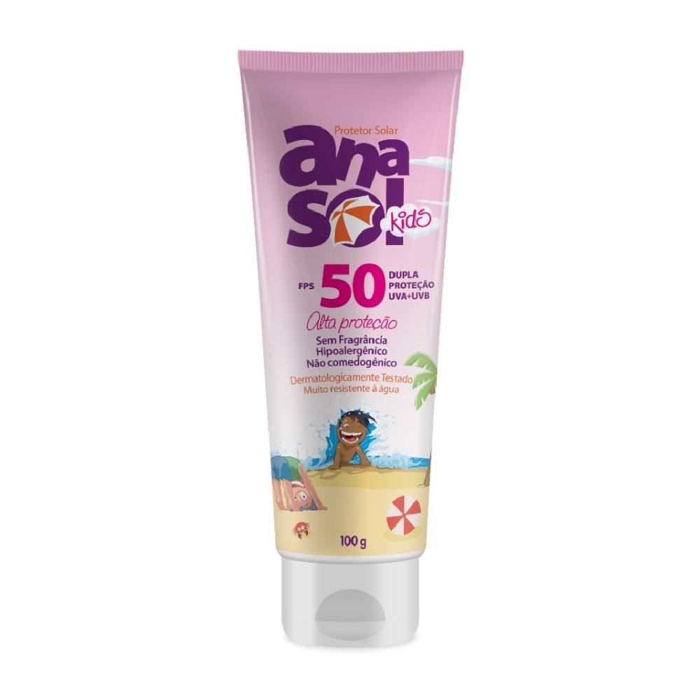 Protetor Solar Infantil Fps 50 Anasol - 100g