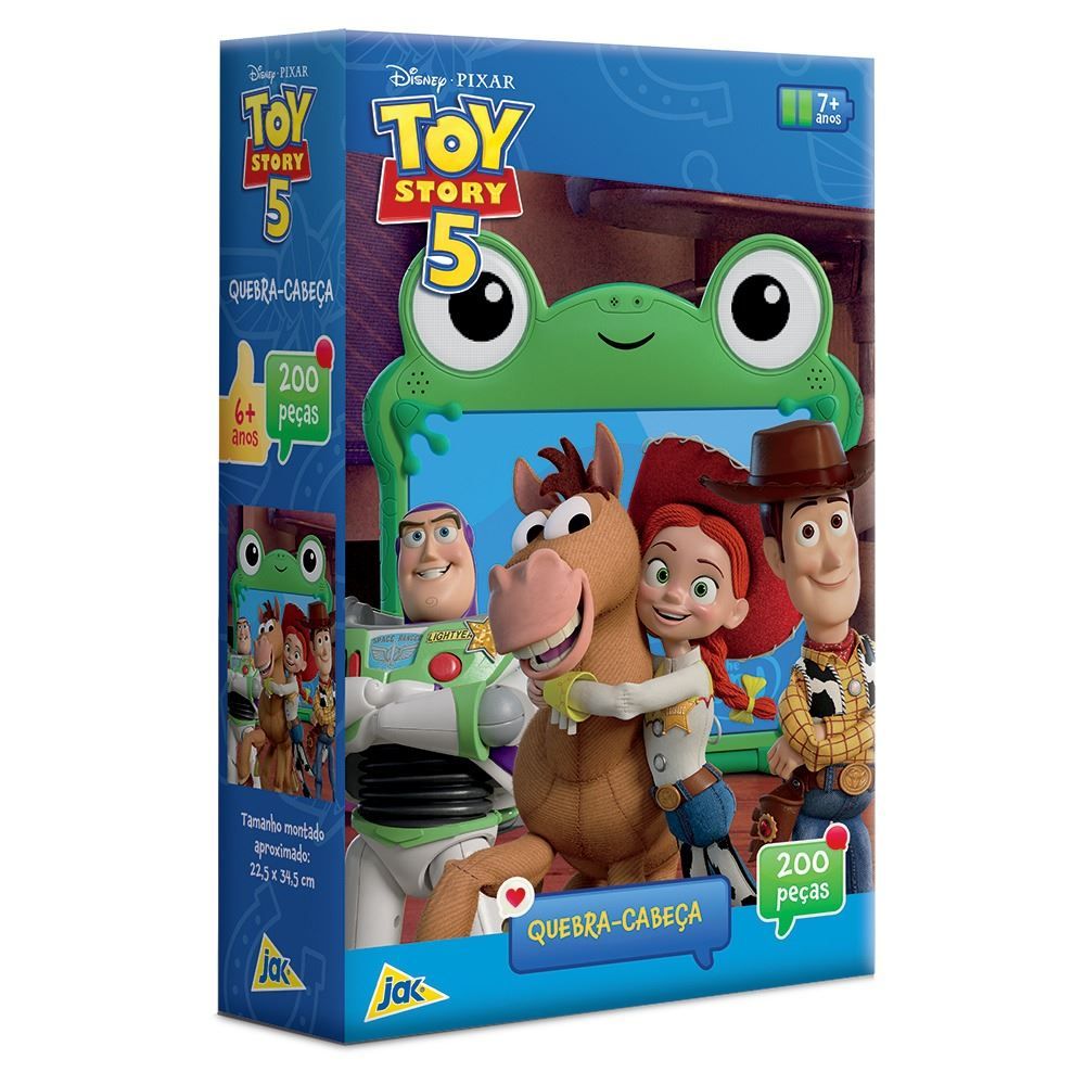 Quebra-Cabeça 200 Peças Toy Story Toyster - 3429