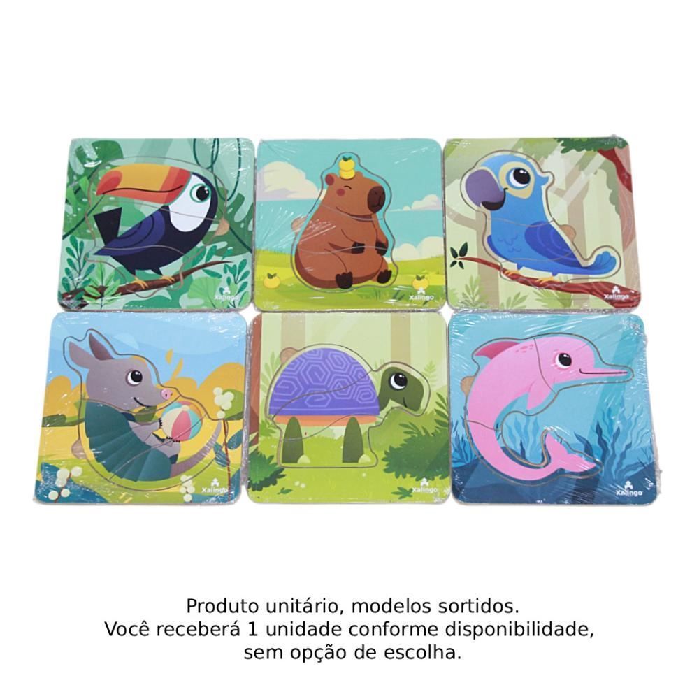 Quebra-Cabeça Fauna Brasileira Xalingo - Sortido