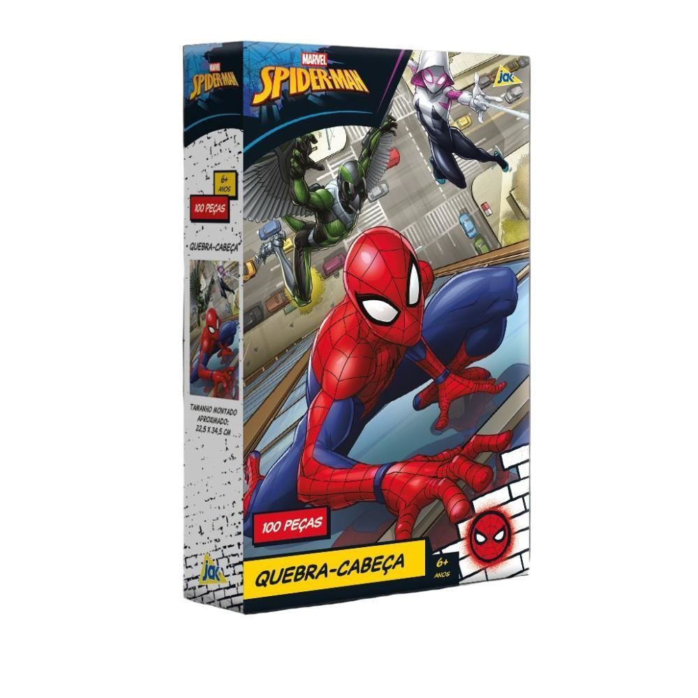 Quebra-Cabeça Homem-Aranha 100 Peças Encapado - Toyster