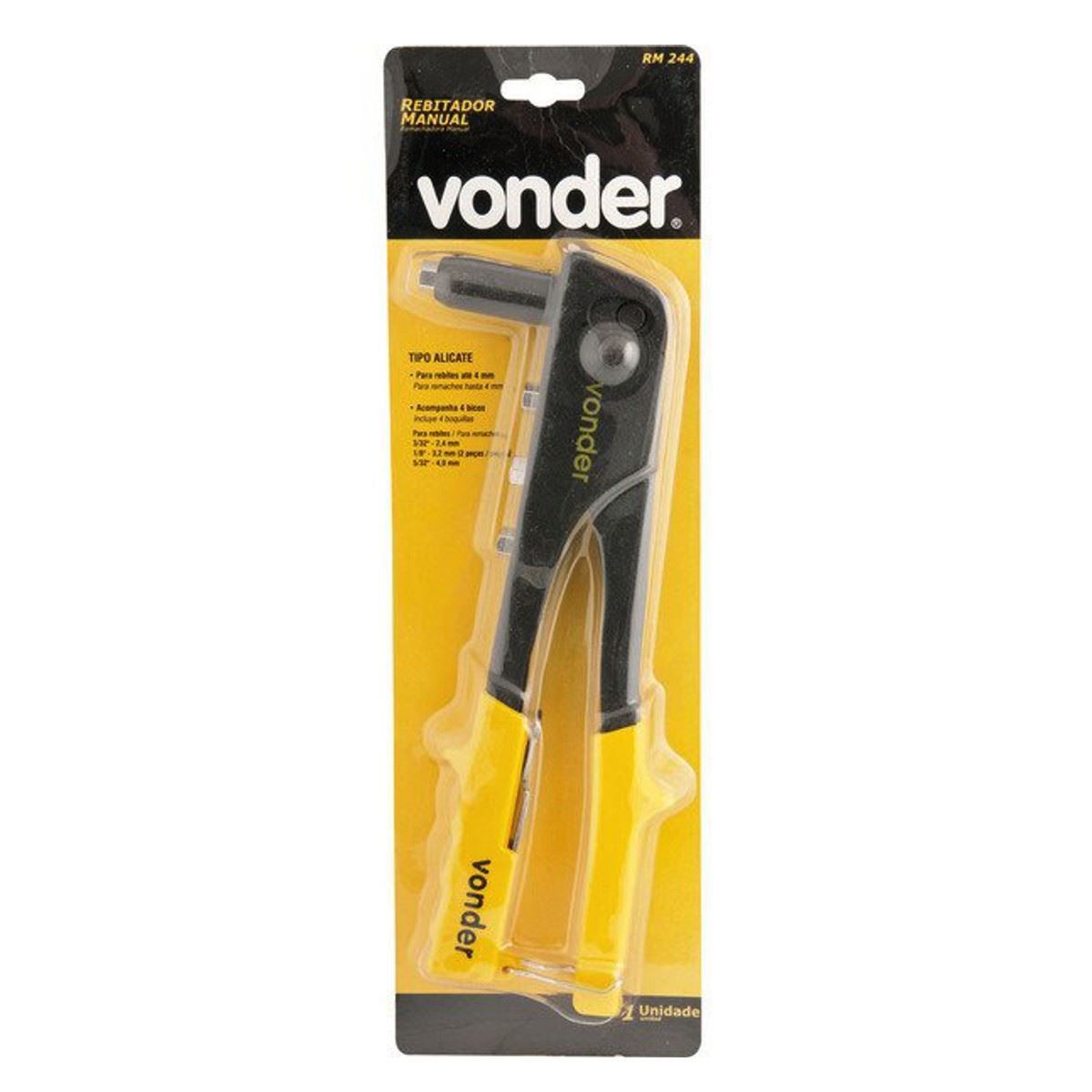Rebitador Manual Tipo Alicate 3581244800 Vonder - DIVERSOS