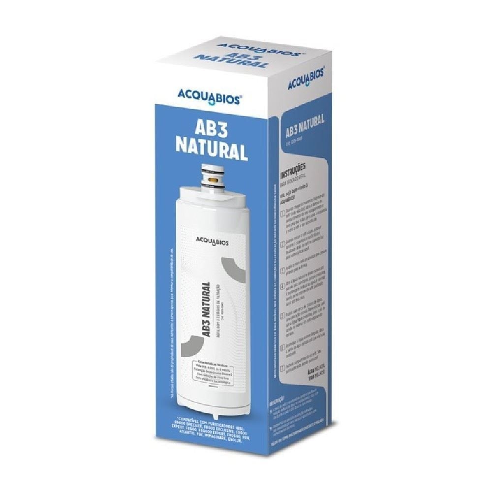 Refil Acquabios Acqua Ab/3 para Purificador Ibbl - 1005-0045