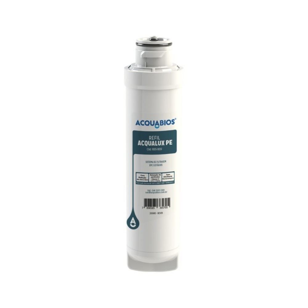 Refil Acquabios Acqualux Pe para Purificador Electrolux - 1005-0051