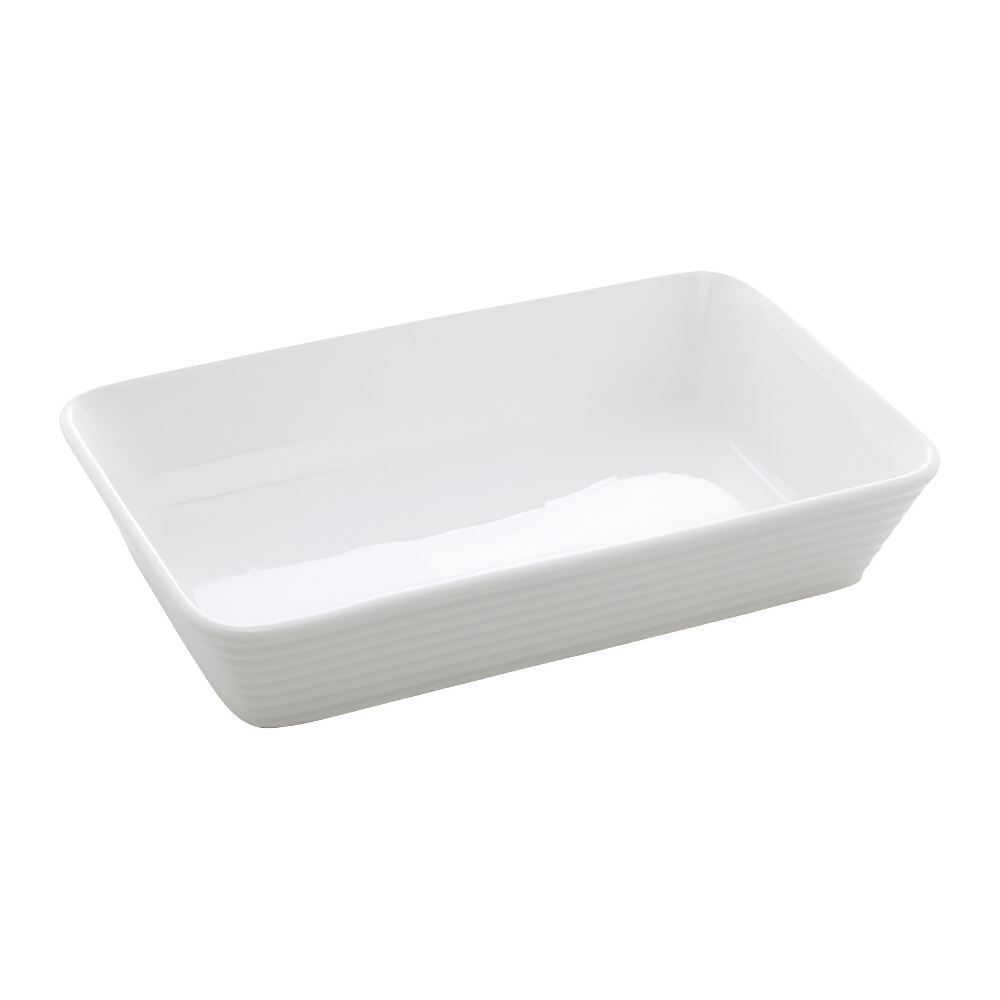 Travessa De Porcelana Línea Lyor 2,09 Litros - Branco