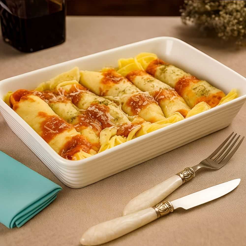 Travessa De Porcelana Línea Lyor 2,09 Litros - Branco