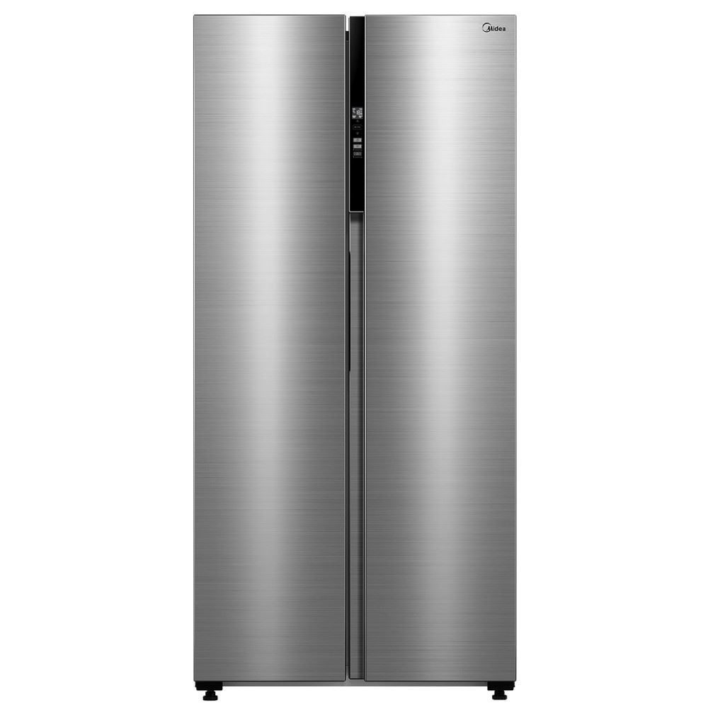 Refrigerador Geladeira Midea Side By Side Inverter Inox 442 Litros MDRS598FGA