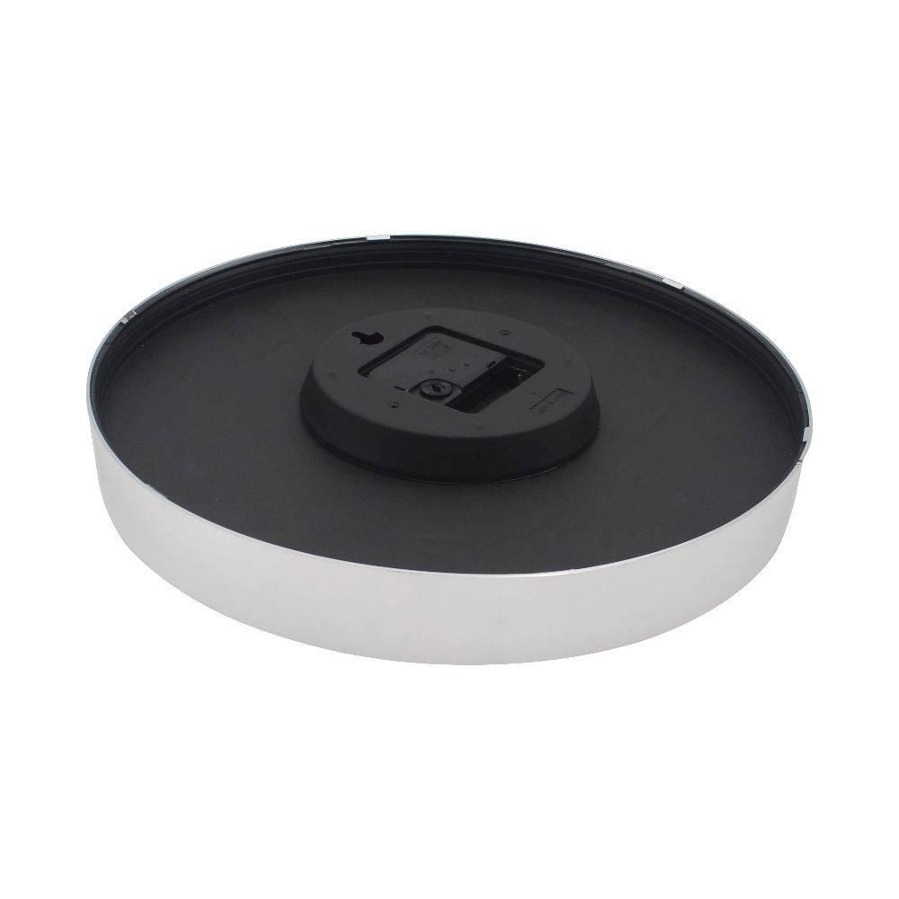 Relógio De Parede Prata E Branco Havan Casa - 30cm