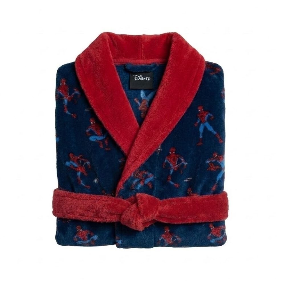 Roupão Infantil P Microfibra Disney - Spider Man