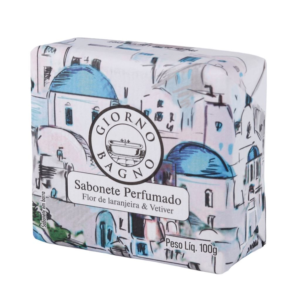 Sabonete Perfumado Giorno Bagno - Flor De Laranjeira e Vetiver