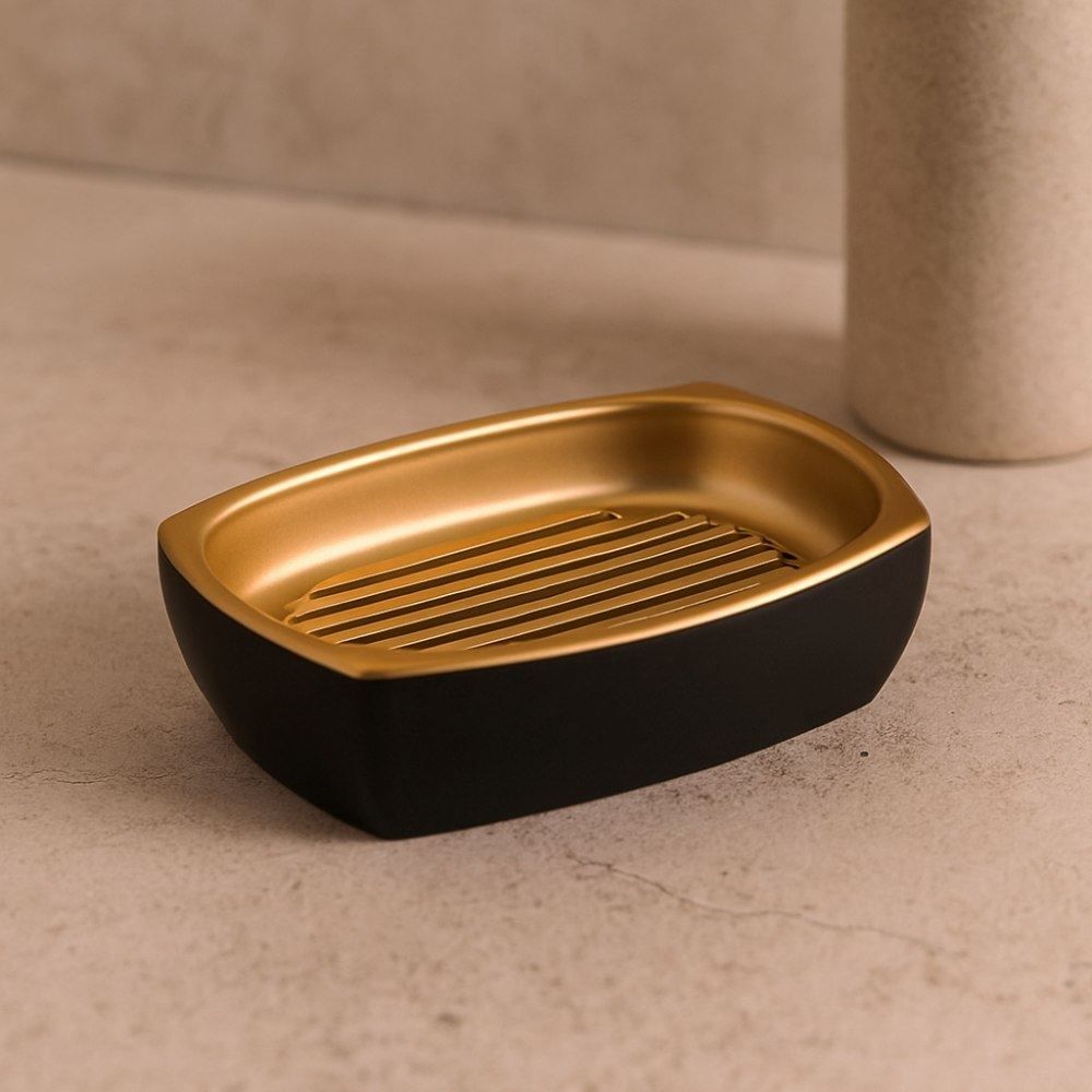 Saboneteira Conceito Arthi 12,8 Cm - Preto 