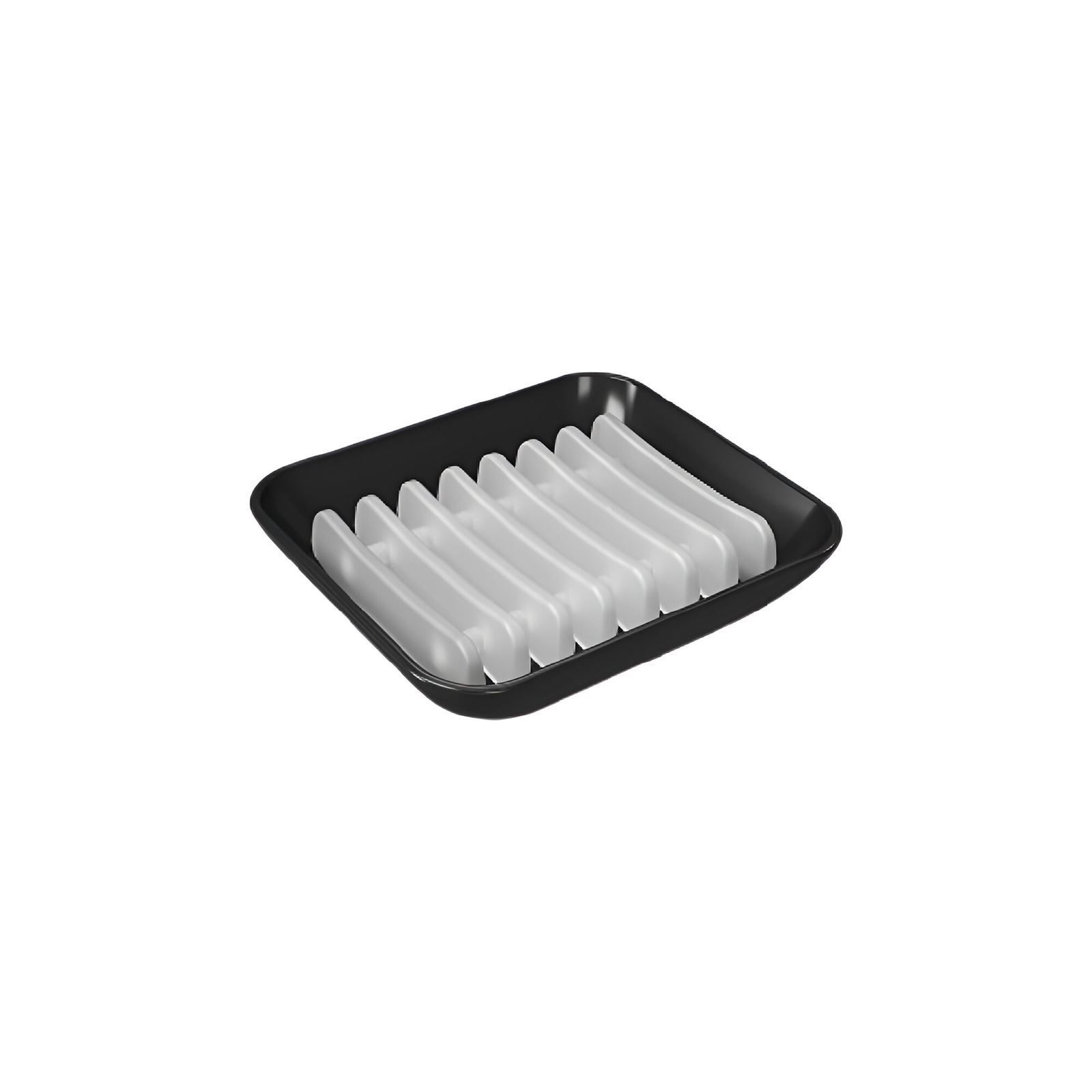 Saboneteira New Square Coza 10,3Cm - Preto
