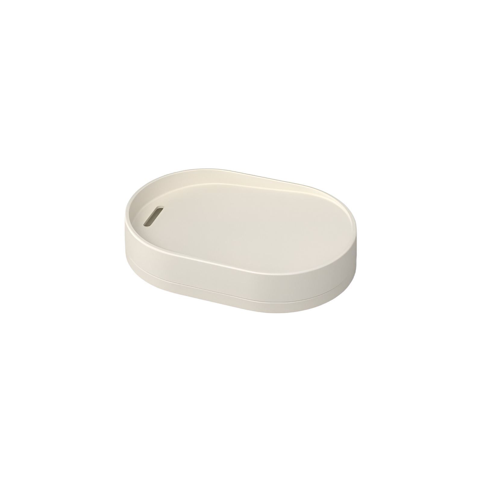 Saboneteira Serene Coza 11Cm - Cinza Claro