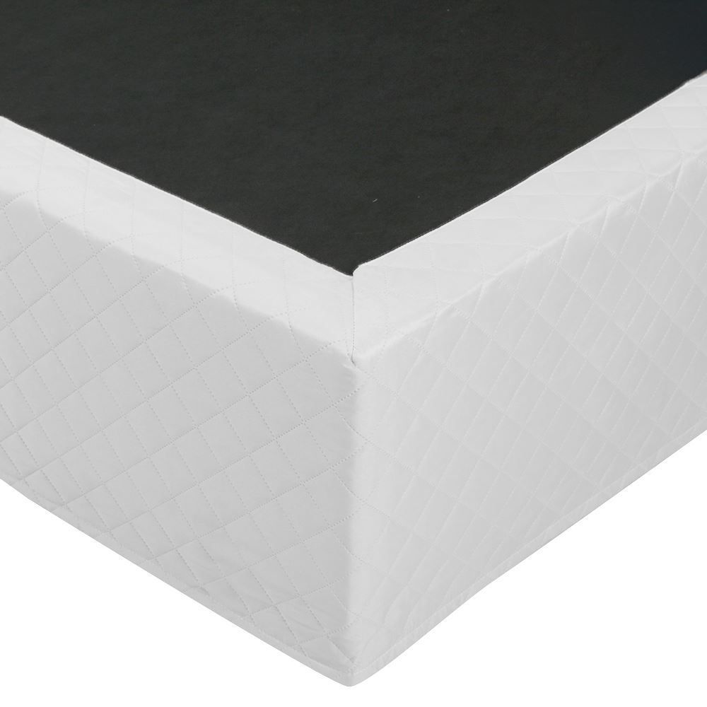 Saia Box Solteiro Matelada Veste Fácil Havan Casa - Branco