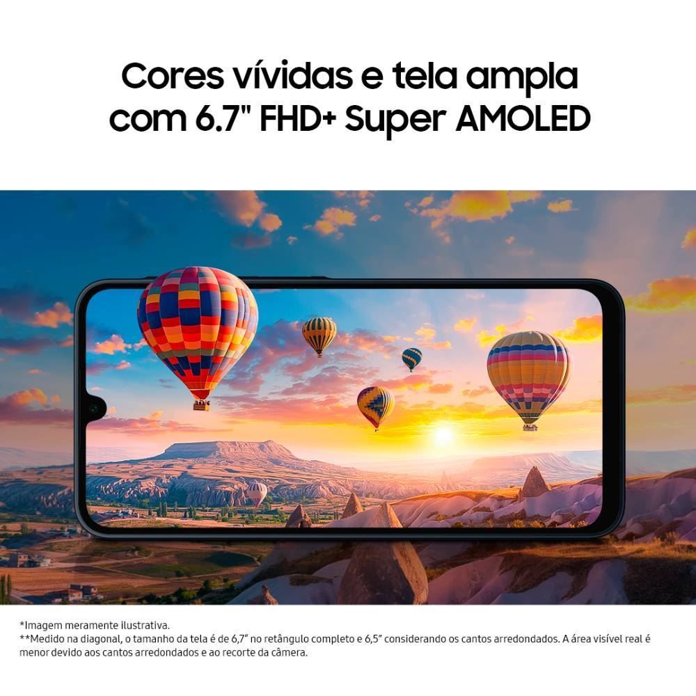 Samsung Galaxy A16 5G 128Gb Tela 6.7 50Mp Nfc Ip54 5000Mah - Cinza