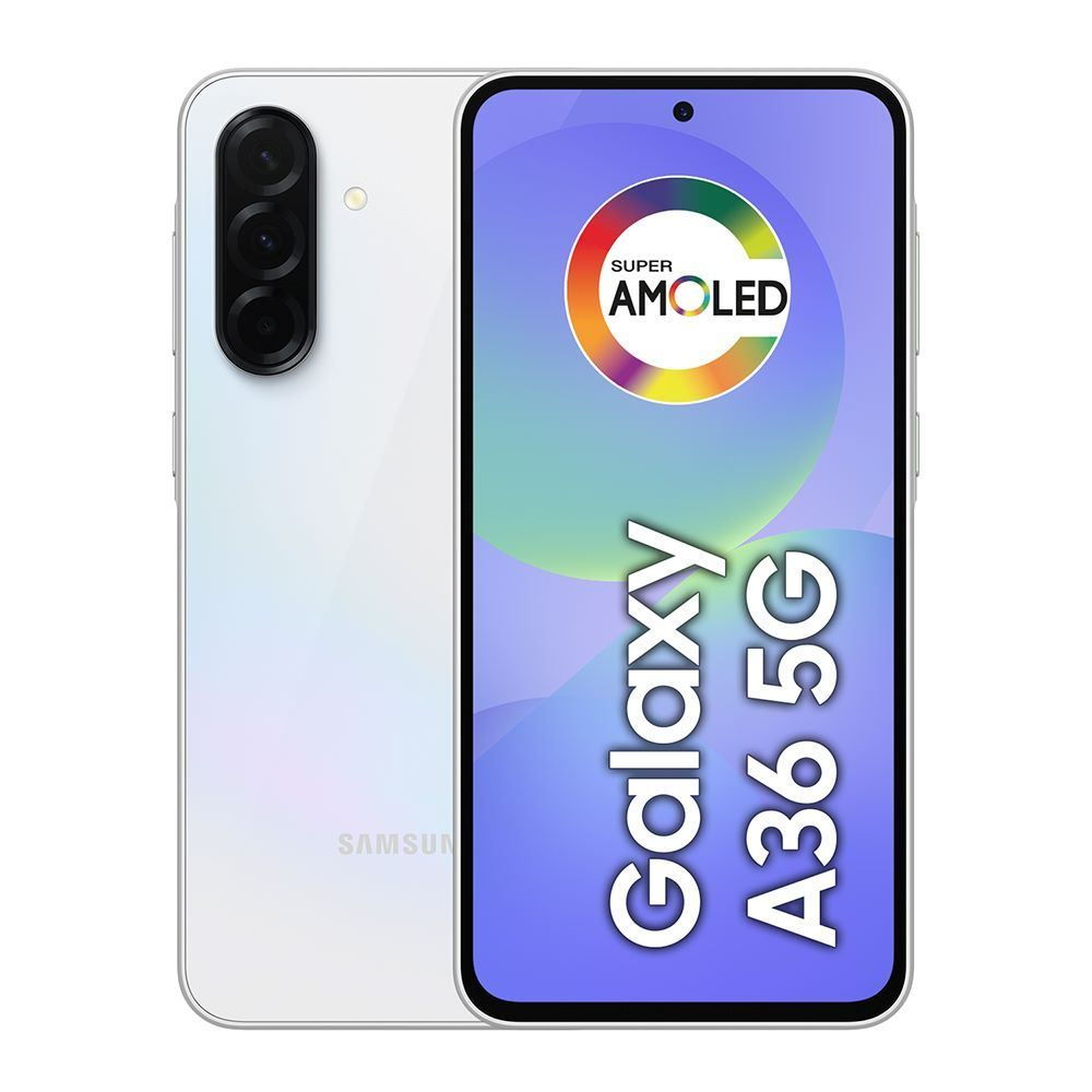 Samsung Galaxy A36 5G, 128 Gb, 6 Gb, Câmera Tripla - BRANCO