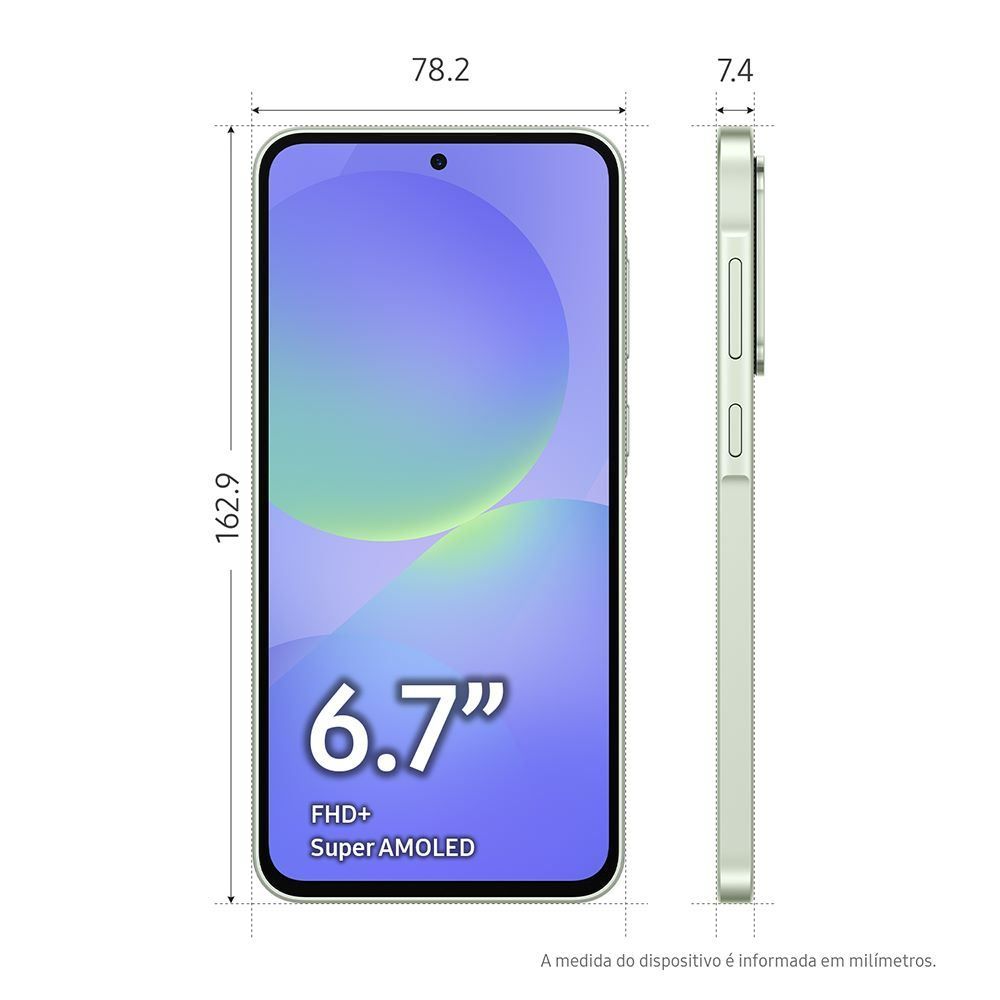 Celular Samsung Galaxy A36 5G 256Gb 8Gb Câmera Tripla - Verde