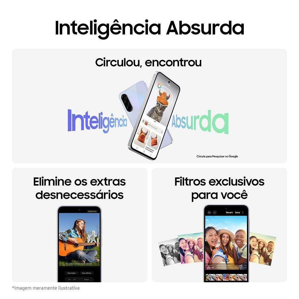 Celular Samsung Galaxy A36 5G 256Gb 8Gb Câmera Tripla - Verde