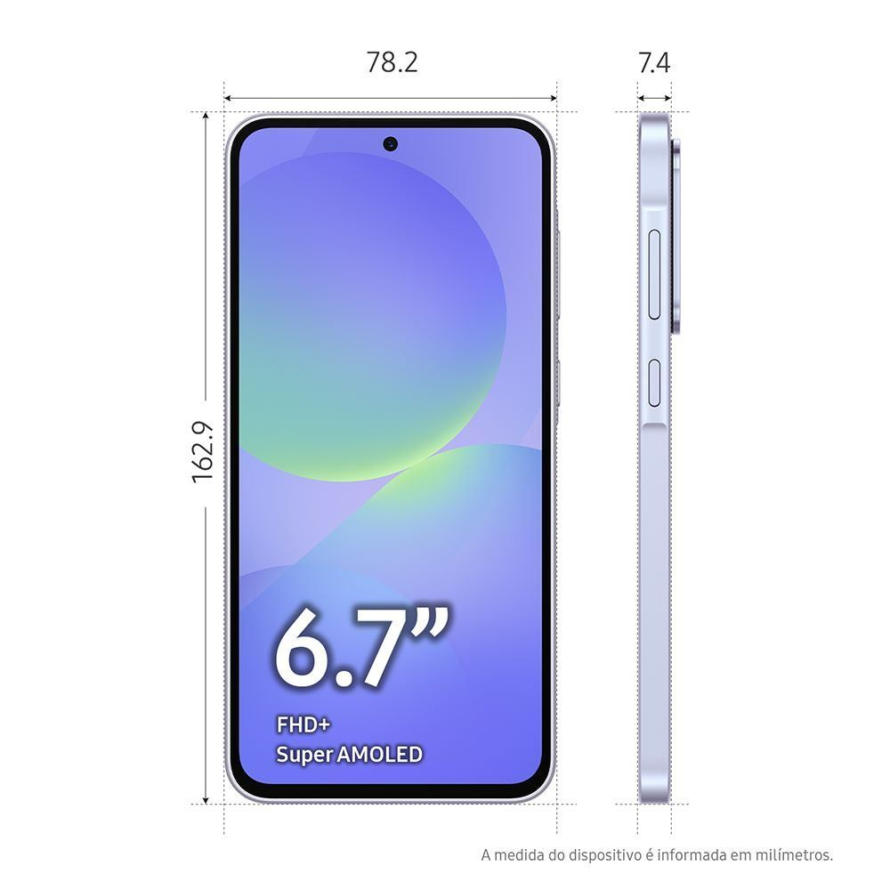 Samsung Galaxy A36 5G, 256 Gb, 8 Gb, Câmera Tripla - VIOLETA