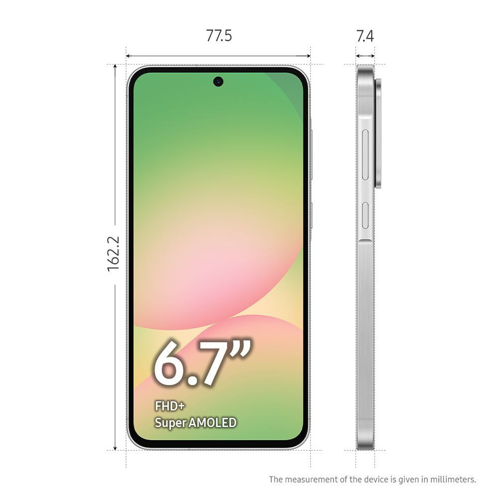 Samsung Galaxy A56 5G, 256 Gb, 8 Gb, Câmera Tripla - CINZA