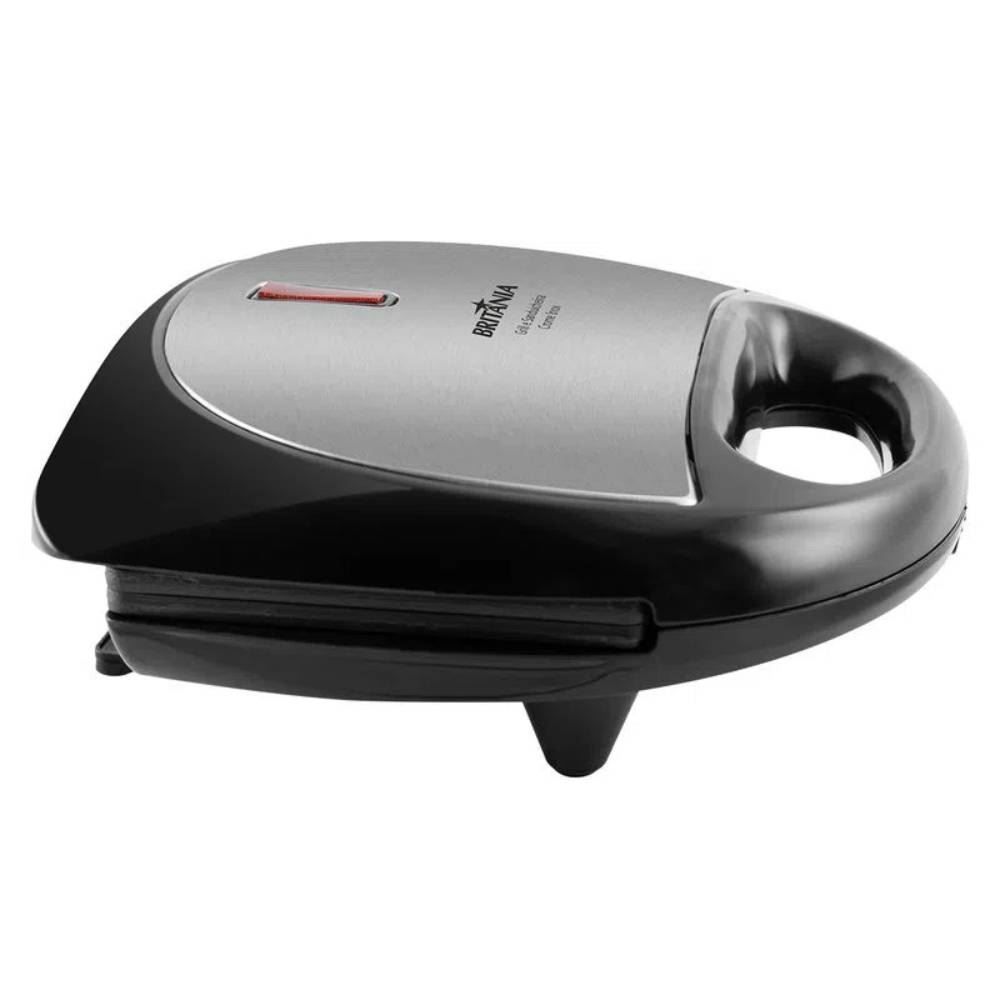 Sanduicheira e Grill Detalhe Inox Crome N Britânia