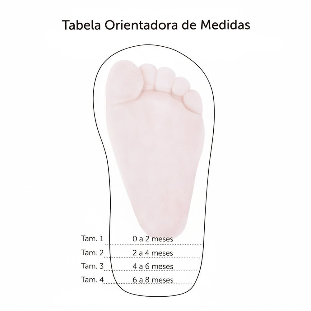 Sapatilha Bebê Menina Com Glitter 0 a 8 Meses Yoyo Baby