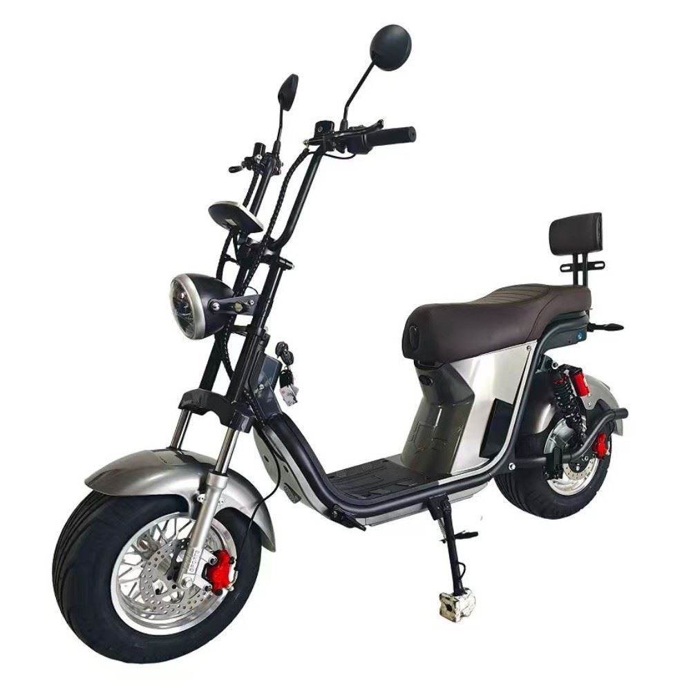 Scooter Elétrica Primar Hr9 1000W 60V 12Ah Lítio - Cinza
