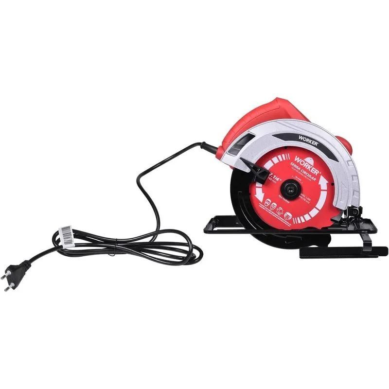 Serra Circular Elétrica Worker 1300W 185mm