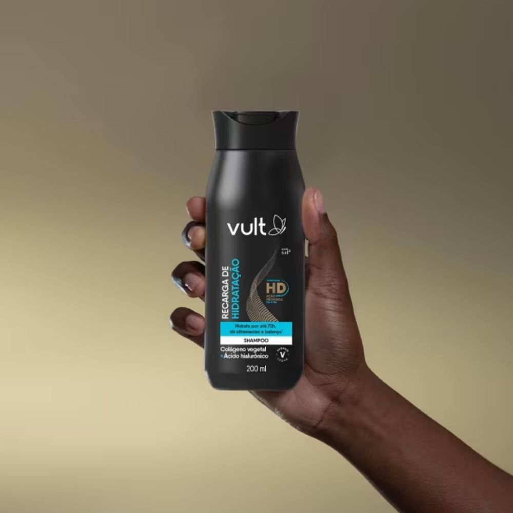 Shampoo Recarga de Hidratação 350Ml Vult Cabelos 